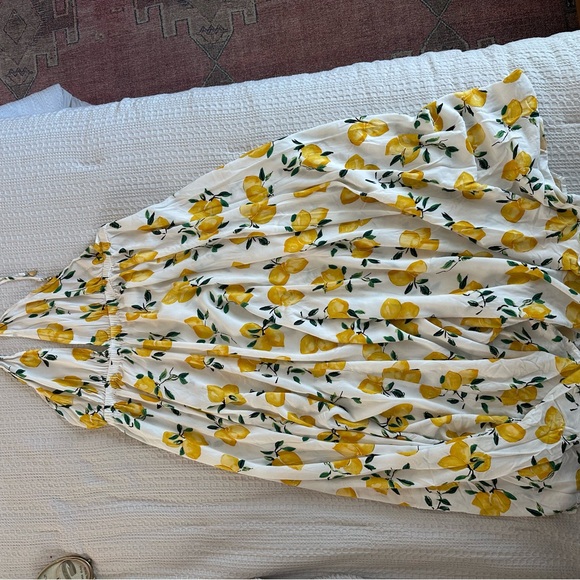 Kate Spade Lemon Halter Swim Cover Up Maxi Dress - Picture 9 of 9